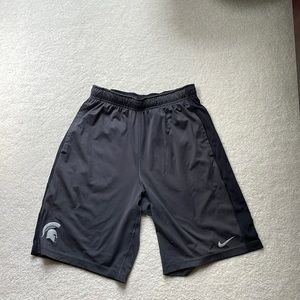 Nike athletic shorts MSU